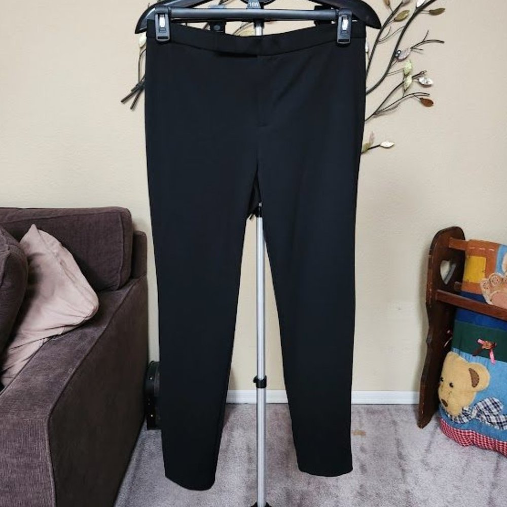 NWT Essentials by A.B.S black flat front pants sz small